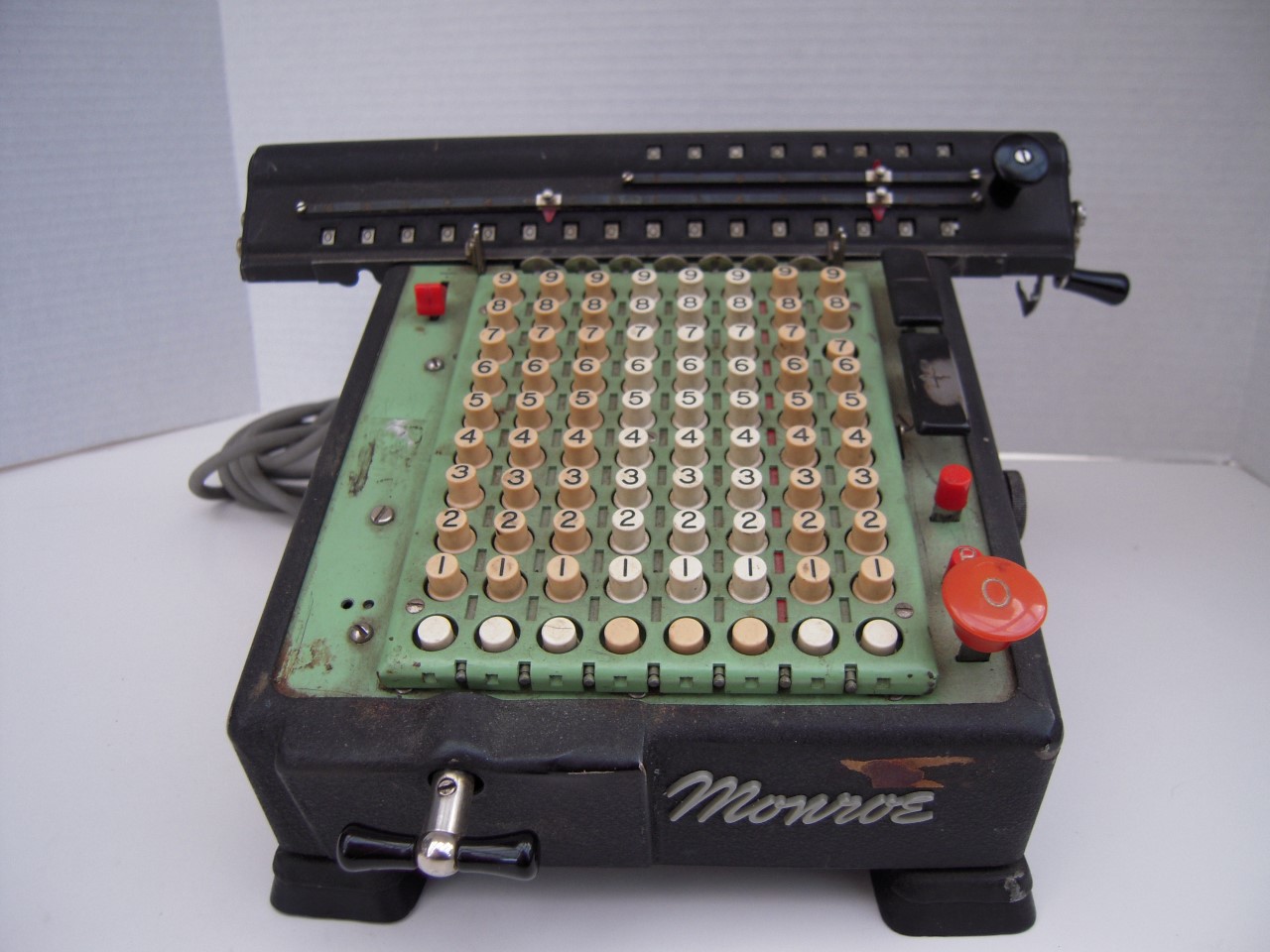 MONROE, MODEL LA5160 Mechanical Adding Calculator 1940's eBay