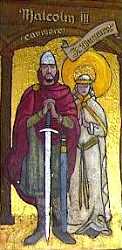 [King Malcolm III, King of Scotland and Saint 
Margaret of Hungary]