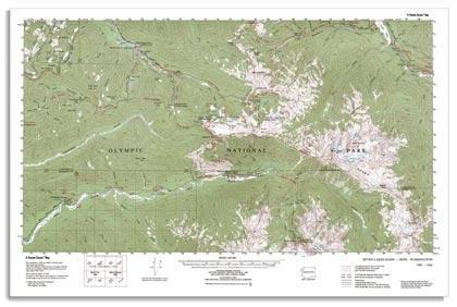 Custom CorrectTM Buckhorn Wilderness Map