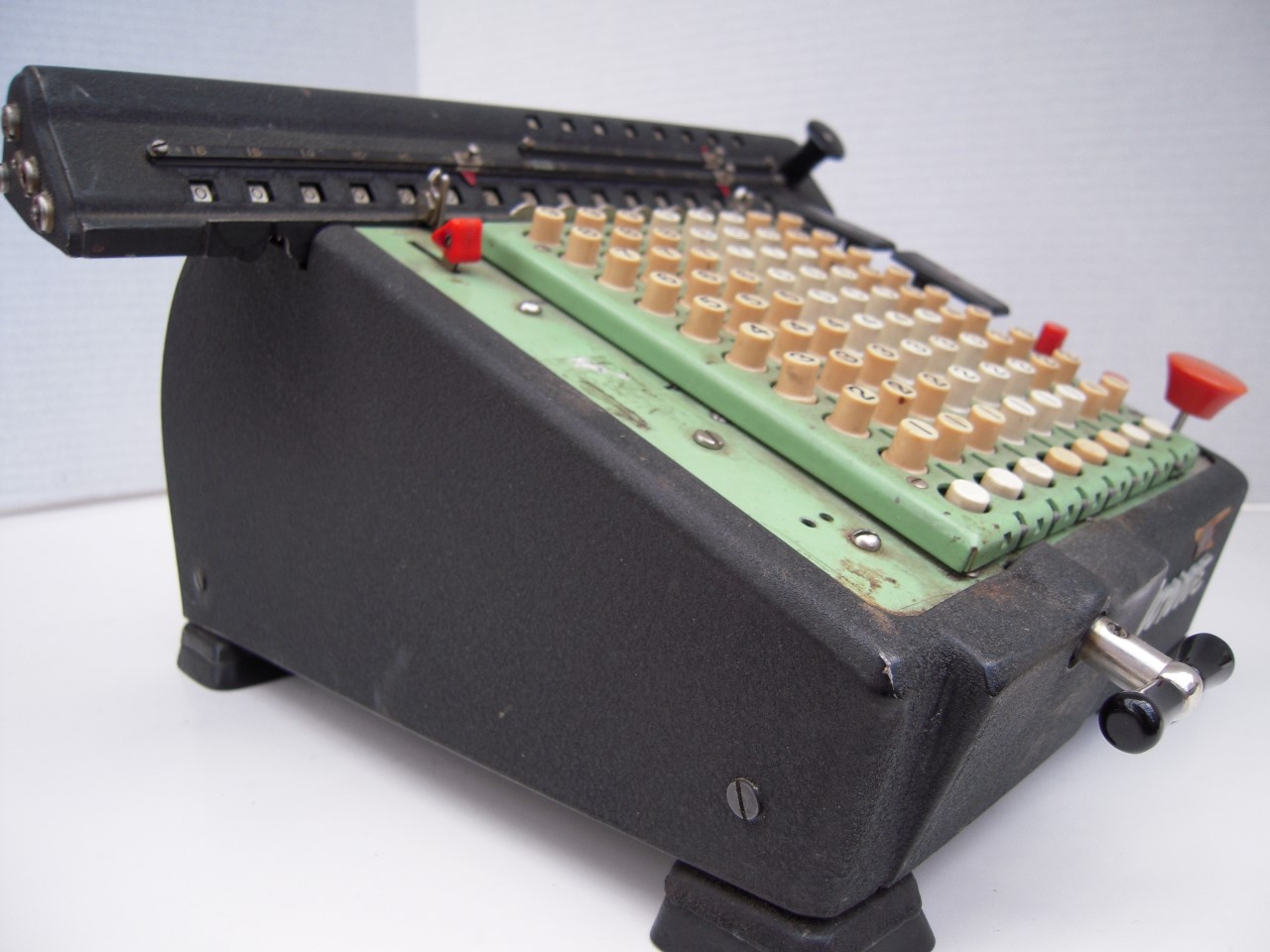 Monroe model la5 160 mechanical adding calculator 1940 s ebay