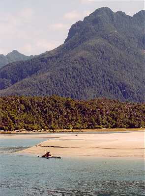 [Beautiful beach South of Orchard Pt]